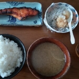 朝ごはんに！焼き鮭